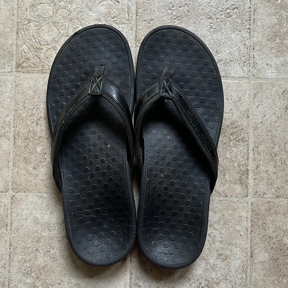 Vionic Orthoheel Tidal Wave Navy Sandals 11